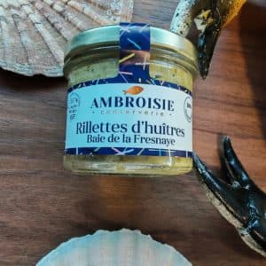 Rillettes d'huîtres de la Baie de la Fresnaye ( 50% de chair d'huîtres)